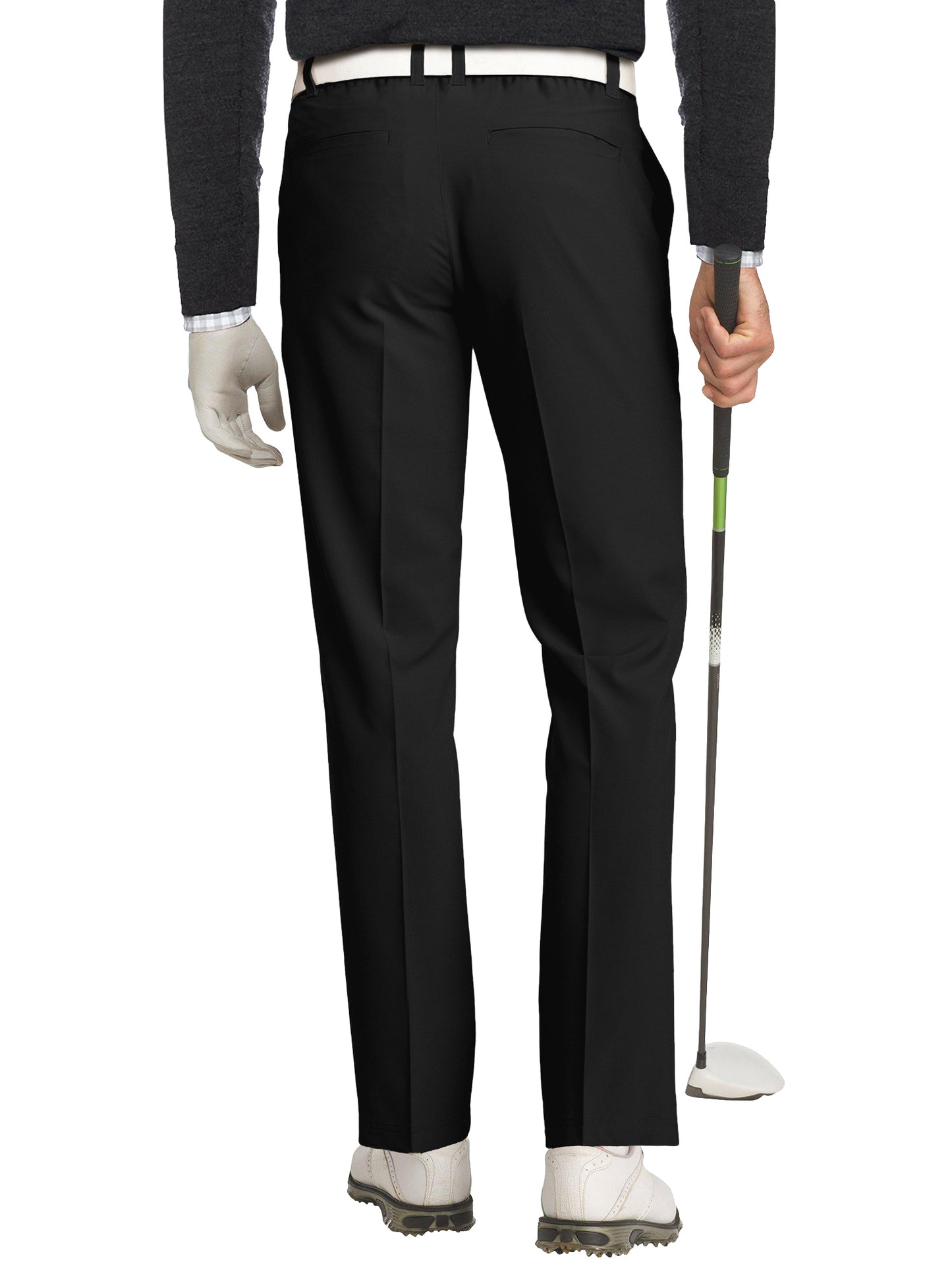 Comdecevis Men's Golf Pants Stretchy Sweatpants Work Travel Dress Tech Pants Casual Joggers Belt Loops with 5 Pockets