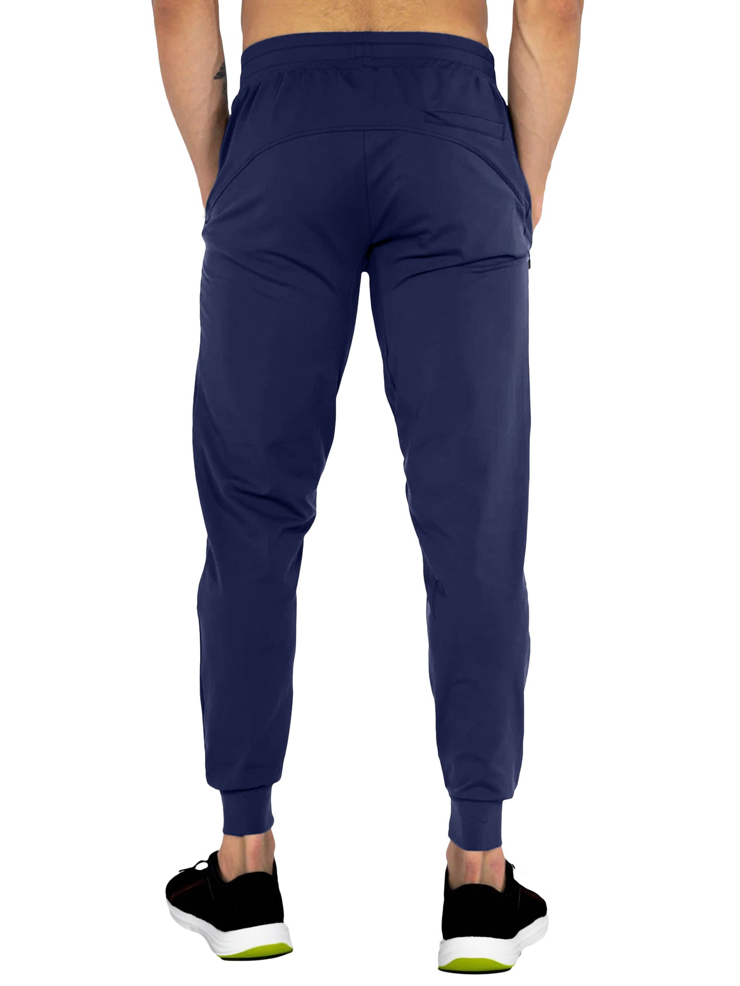 Comdecevis Men's Sweatpants Joggers with Zipped Pockets and Drawstring Waistband Casual Pants Workout Pants